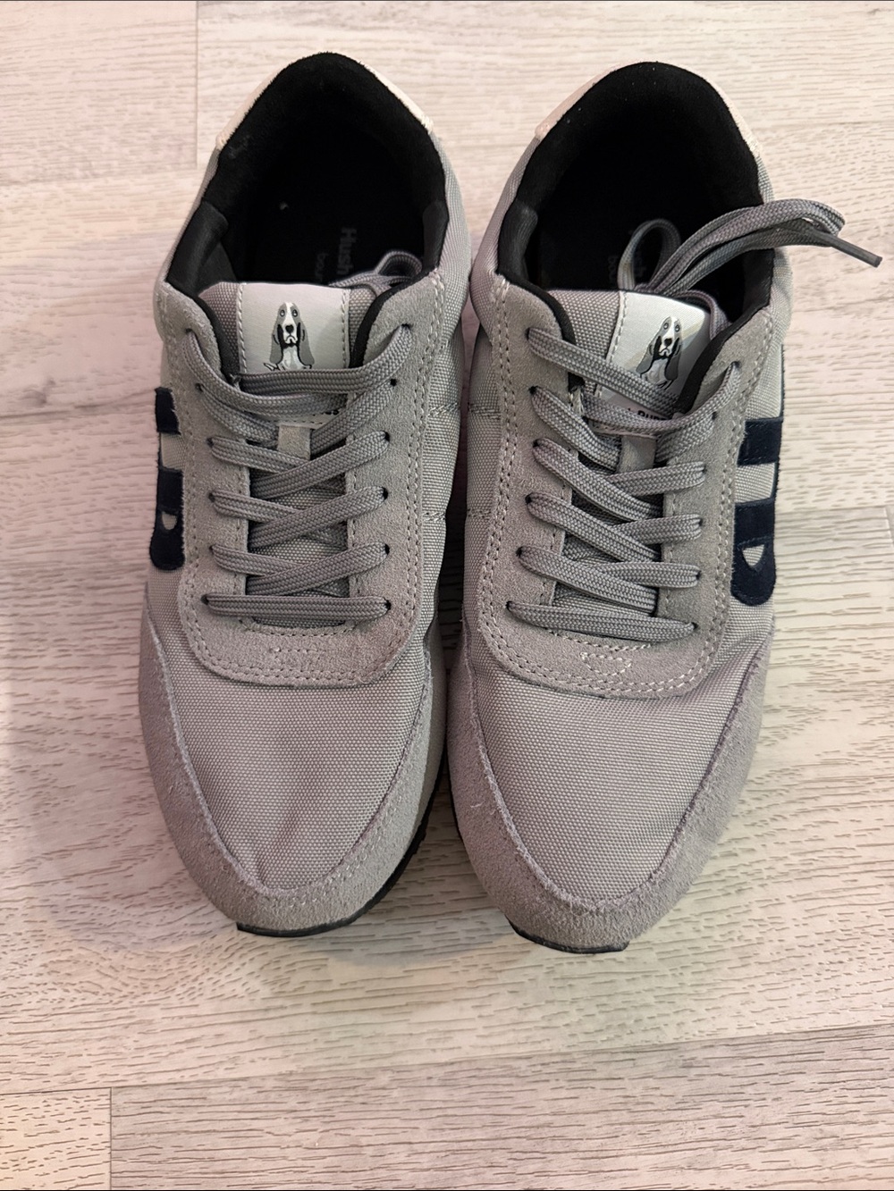 Men's Hushpuppies Grey Casual Sneakers - Lightweight Everyday Shoes